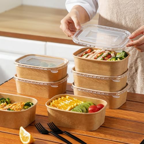 50 Pack 22oz Paper Bowls (50 Count)