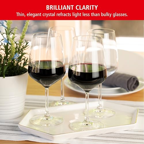 Style Red Wine Glasses Set of 4 (4 Count)