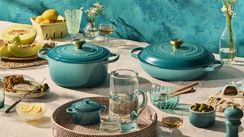 Enameled Cast Iron Round Dutch Oven (Riviera / 4.5 Qt)