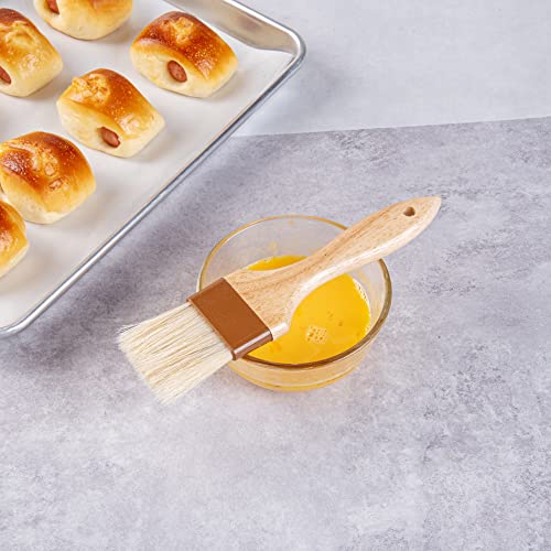Pastry Tek 1 Boar Bristles Pastry Brush (8 3/4")