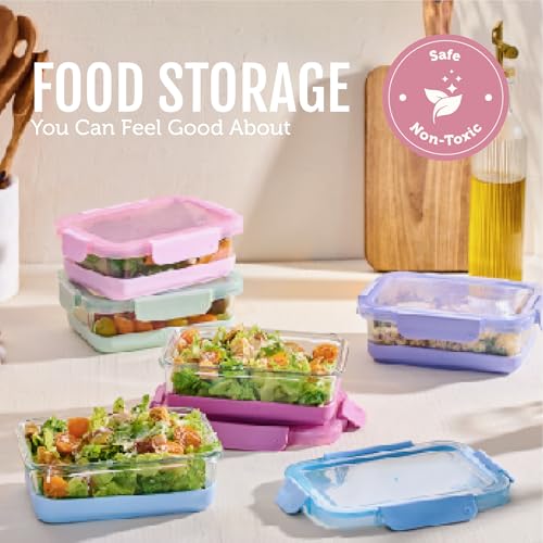Duraglass Refresh 3.4 Cup Meal Prep Containers (Melon Refresh / 3.4 Cup)