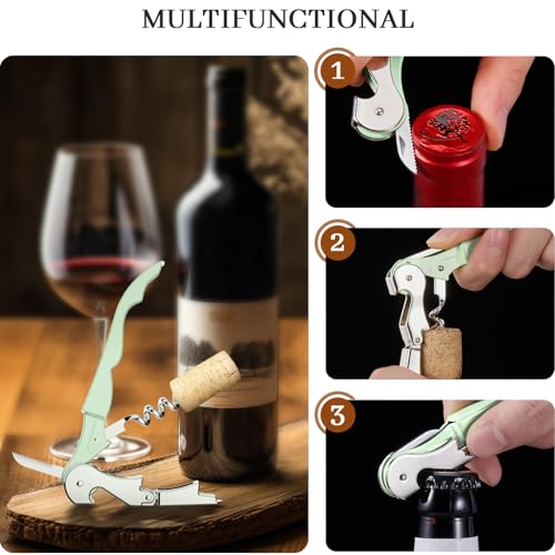 2 Pack Wine Opener (Matcha Green)
