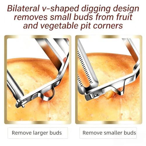 Y Shaped Vegetable Peeler Non (Standard / Silver/Blue-01)