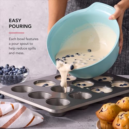 Universal Nesting Plastic Mixing Bowls (Mineral Water / Set of 3)