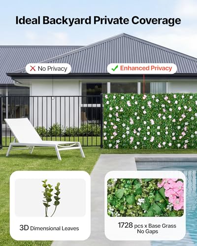 Artificial Luxury‌ Flower Wall Backdrop (Mixed Leaf / 2×8 FT-2Pcs)
