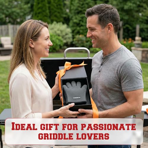 XL Silicone Griddle Gloves (Modern Gray / X-Large)