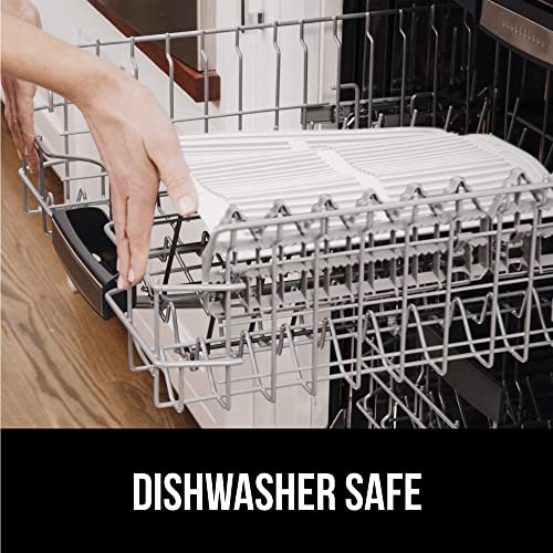Patented BPA Free Silicone Dish Drying Mat (13" x 11" / Silicone / White)