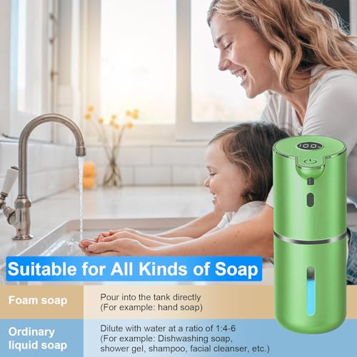 Automatic Foaming Soap Dispenser Touchless (Green / Foam)