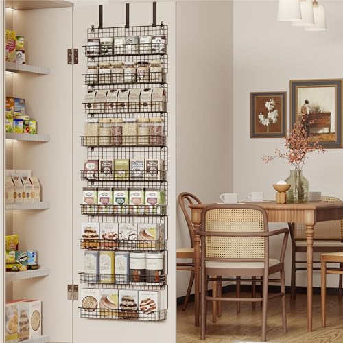 9 Tier Spice Rack Organizer with Door Hook