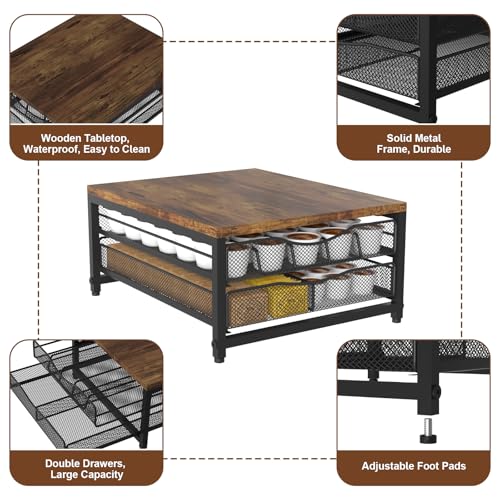 Coffee Pod Holder For Counter (2 tier)