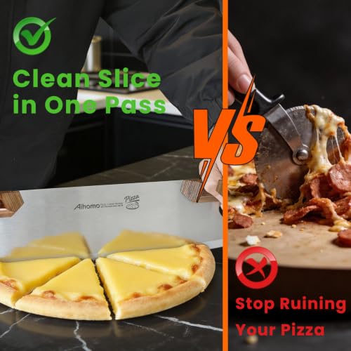 13 Inch Pizza Cutter Rocker (Yellow)
