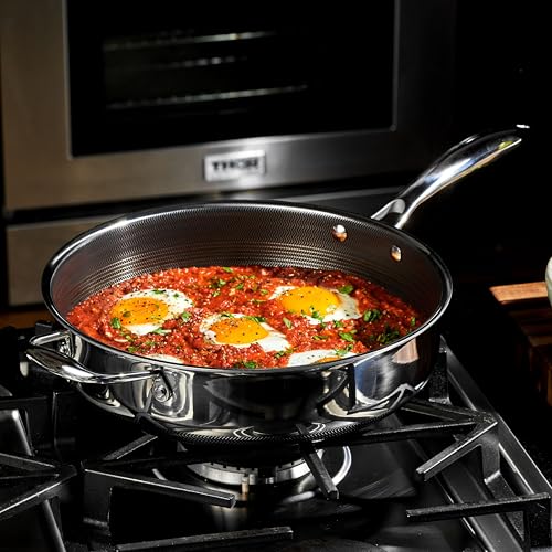 3.3 Qt Hybrid Nonstick Deep Sauté Frying Pan & Lid