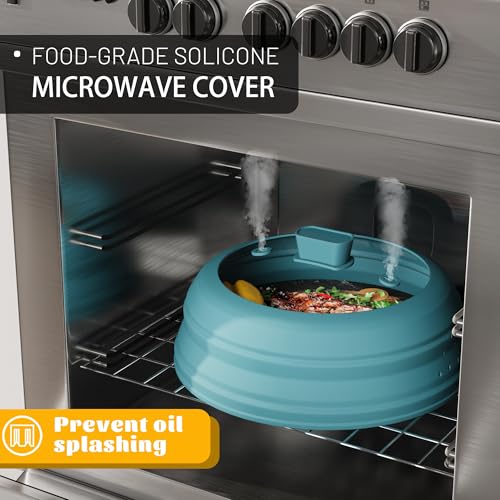 Microwave Splatter Cover (Blue / 9 inch)