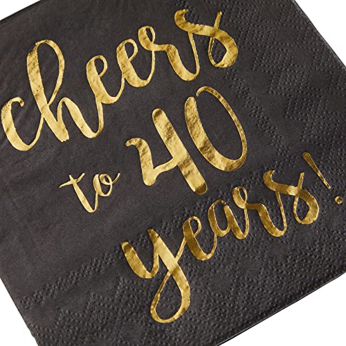 40th Birthday Napkins (50 Pack)
