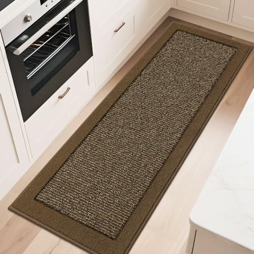 Kitchen Runner Rug 24"x72" (Brown / 24" X 72" (Rectangular))