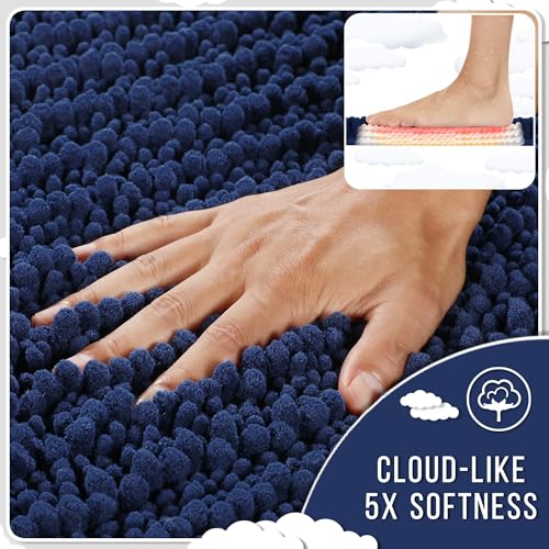Large Bathroom Rugs Non Slip Washable 36x24 Inch (6.0333 Sq Ft)