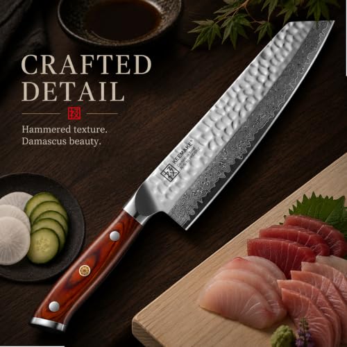 8 Inch Damascus Chef Knife (8")