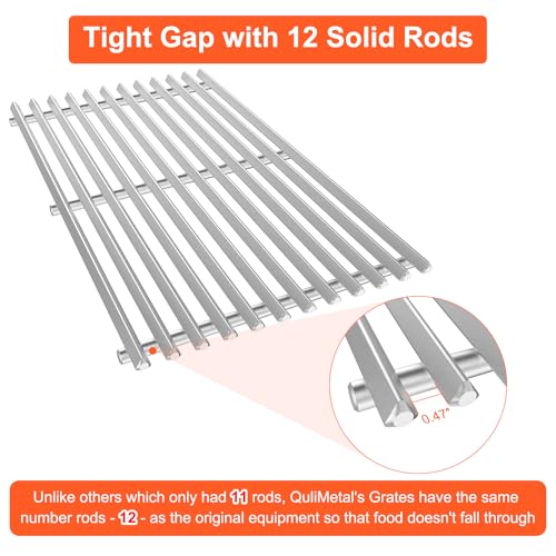 9.5MM 17.5" Grill Grates for Weber Spirit 200 & GS4 Spirit II E210 Grills (9.5MM 17.5" for Weber Spirit 200 & GS4 II 200)