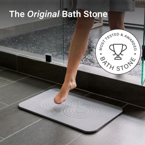 Home Stone Bath Mat (Zen Ash / 1 Pack)