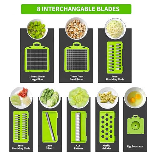 Vegetable Chopper Cutter Slicer Multifunctional 14