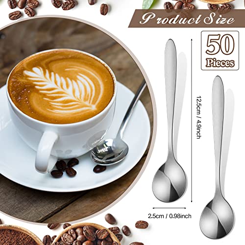 50 Pcs Demitasse Espresso Spoons (M)