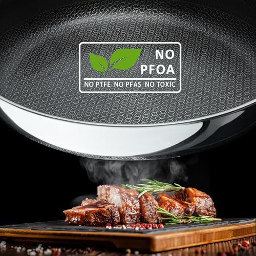 8" 9.5" 11" Hybrid Nonstick Frying Pan Set (8 & 9.5 & 11 inch)