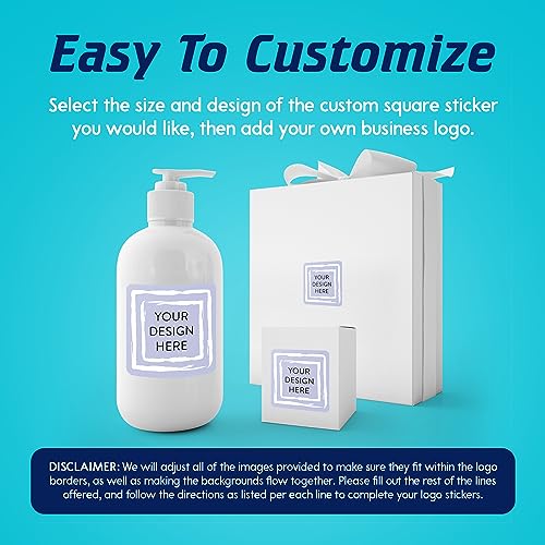 100 Custom Vinyl Stickers (100 Count)