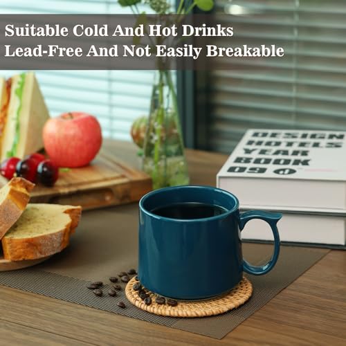 Coffee Mugs Gift Set of 4 (Blue)