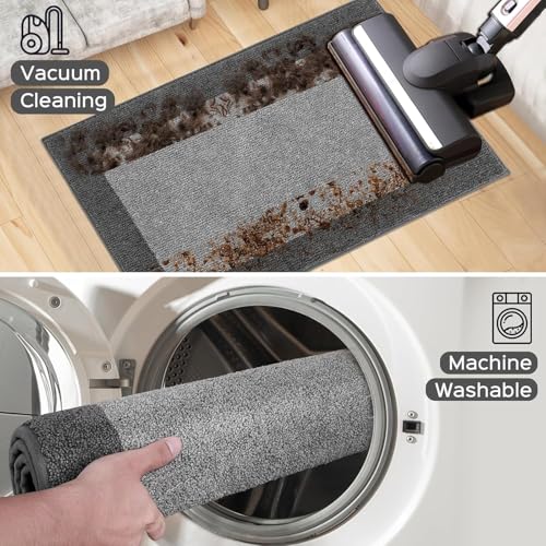 Area Rug 34" x 60" (Grey / 34" X 60")