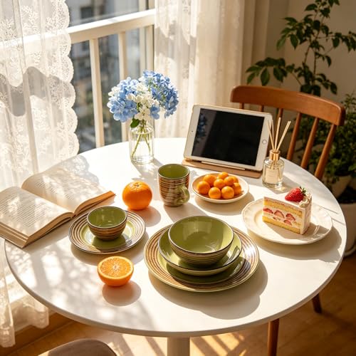 48 Piece Dinnerware Set (Oak Forest / Service for 8 - 48pc Set)