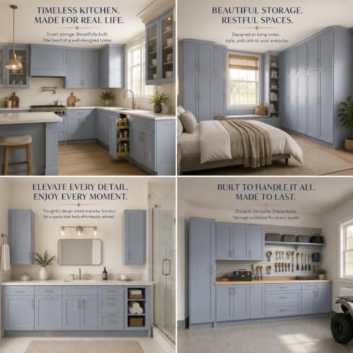 Wall Mounted Cabinet (Grey / 30" W x 12" D x 30" H)