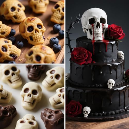Skull Baking Pan (Skull Muffin: 2pcs)