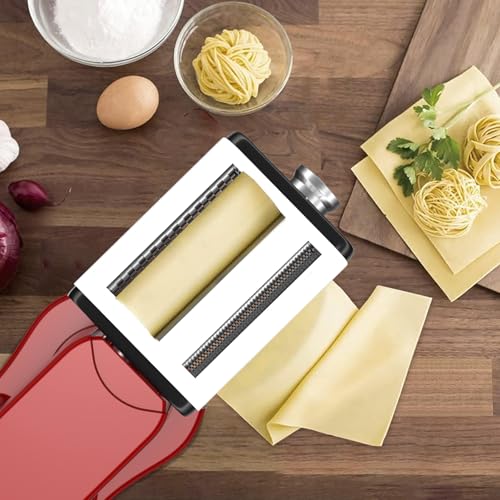 Pasta Maker Attachment for All Kitchenaid Mixers (Black-White)