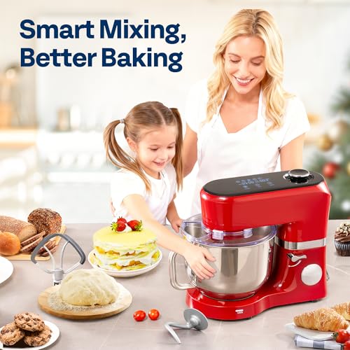 Stand Mixer with Dough Proofing (Smart Presets / Red)