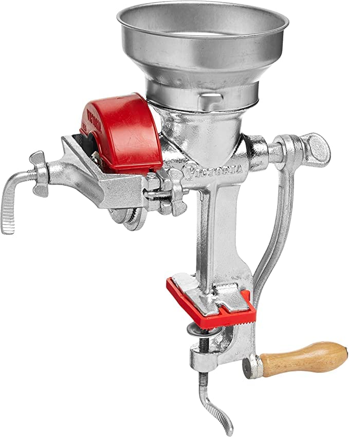 Manual Cast Iron Grain Mill 1200g with Low Hopper