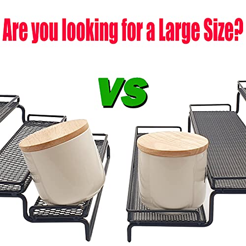 3 Tier Wide Expandable Cabinet Spice Rack Organizer (Comfort & Wide)