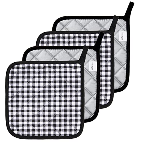 4 Pack Pot Holders for Kitchen Clearance (4 Count)