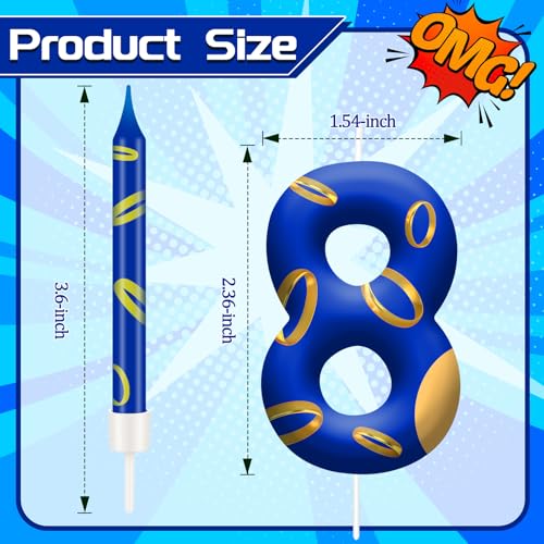 13PCS Birthday Cake Candles Set (13 Count)