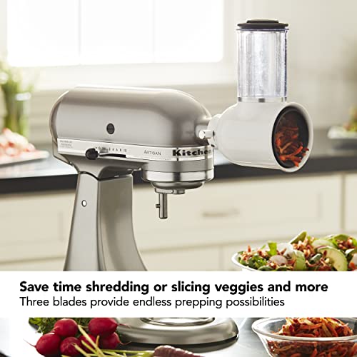 KSMVSA Fresh Prep Slicer and Shredder Attachment (#11637 / 3 Blades)