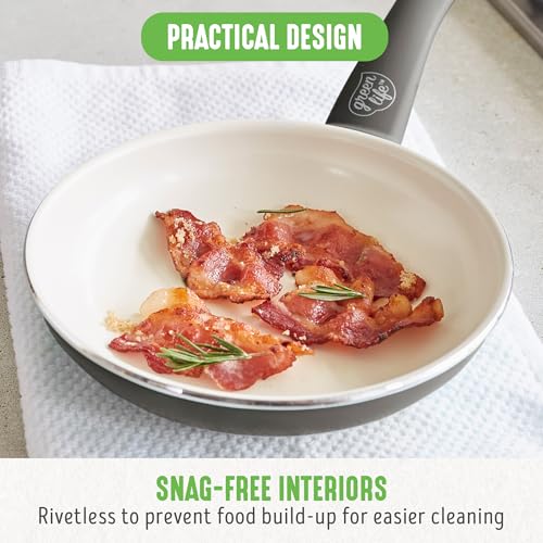 Non Stick Fry Pan Set (7" & 10" Frying Pan Skillet Set / Gray)