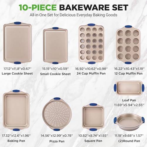 10 Piece Nonstick Bakeware Set (10 Piece Set)