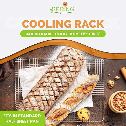 11.5" x 16.5" Stainless Steel Cooling Rack for Cooking & Baking (1 Pack / 11.5"x16.5")