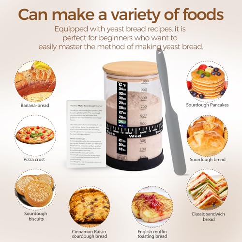 Pro Sourdough Bread Starter Kit (34oz-5pack)
