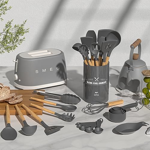 Kitchen Cooking Utensils Set (Gray)