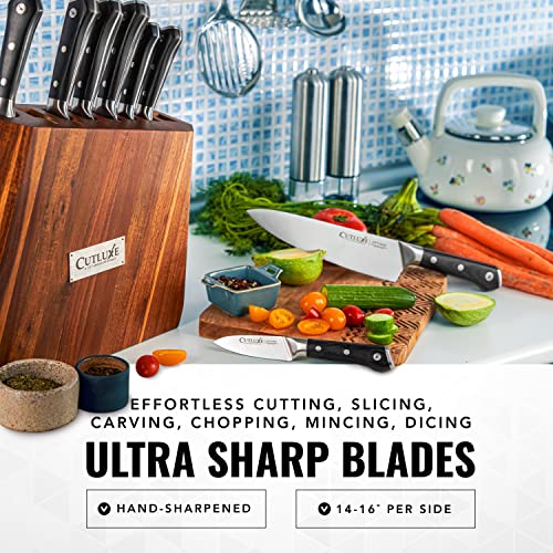 Kitchen Knife Set (8 Pcs Knife Set with Block)