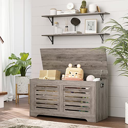 Long Wall Shelves (Greige / 39.4 Inch)