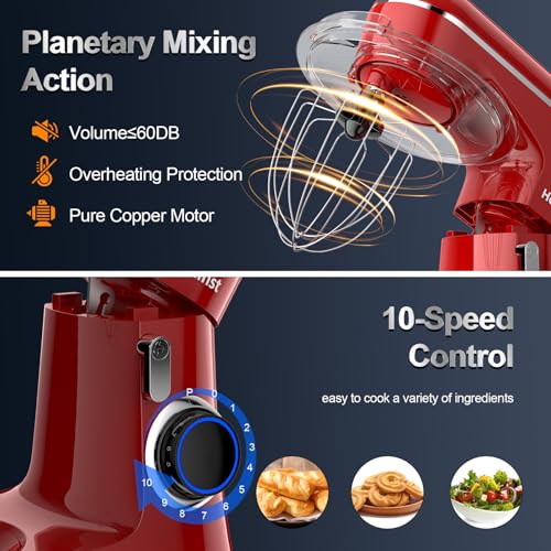 Stand Mixer 6.5QT 10 (Red)