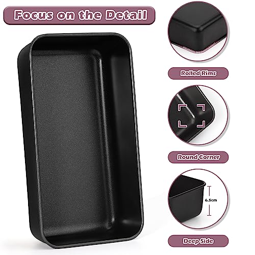 Loaf Pan 9 x 5 Inch Stainless Steel Bread Pan (Black)