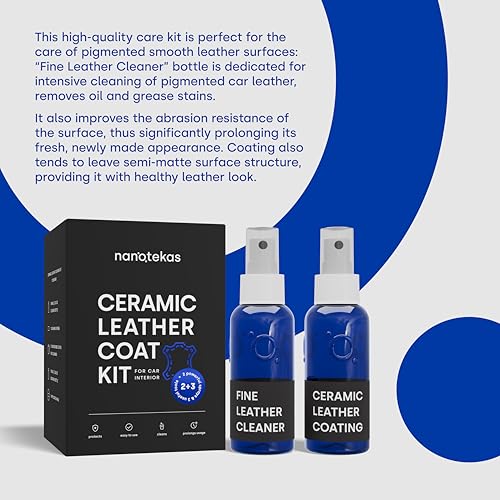 Leather Cleaner & Ceramic Coating Spray Kit (Leather Cleaning & Coating / Kit)