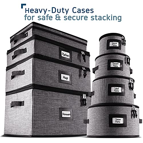 Fine China Storage Containers Hard Shell 5 Piece Set
